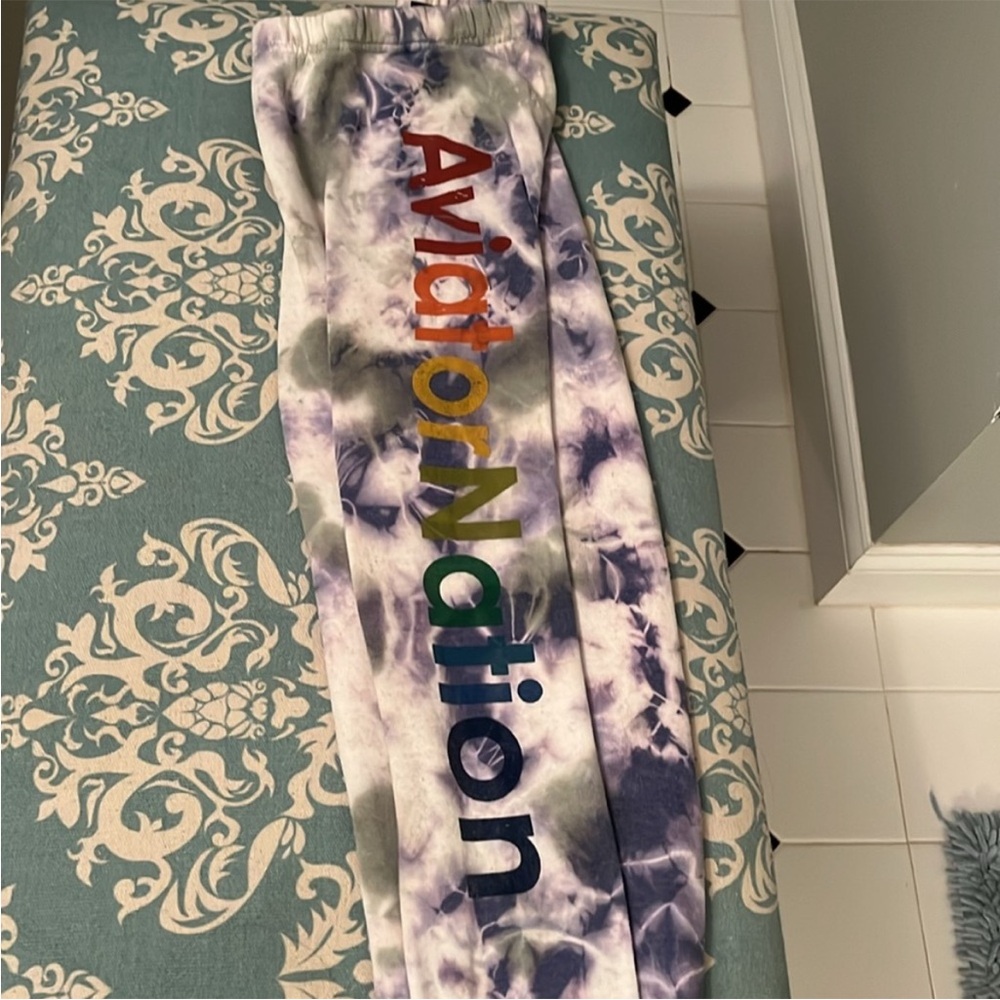 Aviator Nation Kids Tie-Dye Sweatpants - Multicolor Youth 14